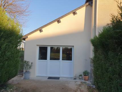 Rénovation énergétique terminée : Rénovation thermique complète de la maison avec des améliorations de l'isolation thermique