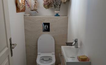 Toilette rénovée à Saint-Jacques-de-la-Lande