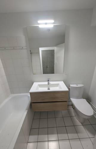 Salle de bain après