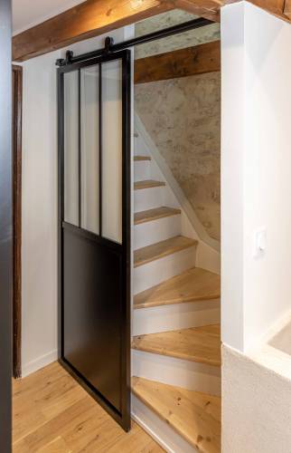 Montée d'escalier Fontainebleau