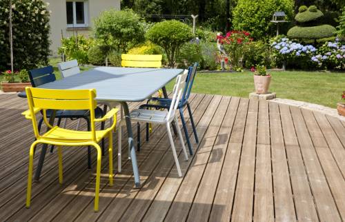 création d'une terrasse en bois