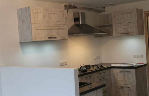 Transformation d'un garage en cuisine à Vertou (44)