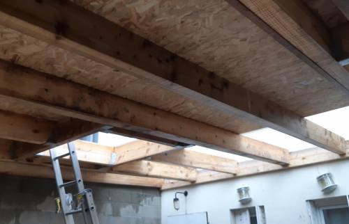 Plancher pour toit plat