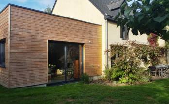 Construction d'une belle extension en bois vers Perpignan