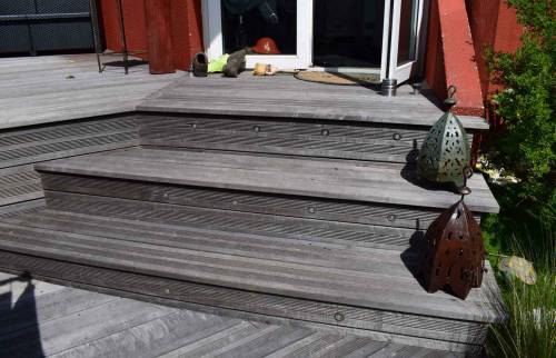 Installation d'une terrasse dans le 14