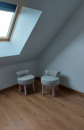 Peinture et parquet chambre