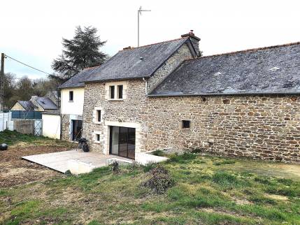 Réalisation d'une terrasse à Quévert