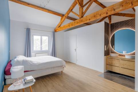 Rénovation d'une suite parentale sous les combles avec création d'une salle de bain complète, Saint Germain au Mont D'Or (69650)
