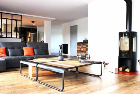 Pose poêle à bois Coutras