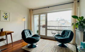 appartement en cabinet de psychothérapie accueillant à Paris