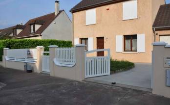 Installation de clôture et portail en PVC - Brie-Comte-Robert 77170