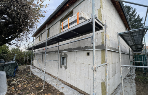 Isolation par l'extérieur à Craponne 69290_Façade 3_PENDANT