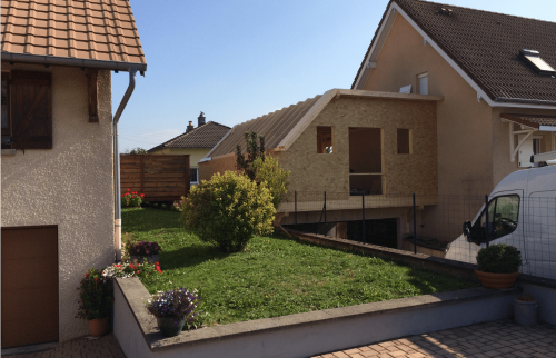 extension maison en bois