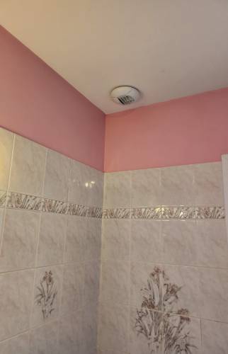 Vue sur le plafond
