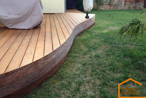 pose terrasse bois maison