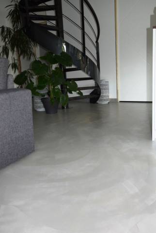 Réfection sol béton ciré