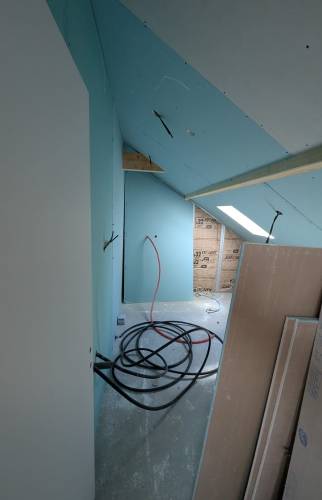 Création d'une salle de bain sous combles