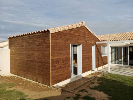 Création d'une extension à ossature bois