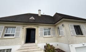 Maison après rénovation de la toiture (Douvres-la-Délivrande, 14400)