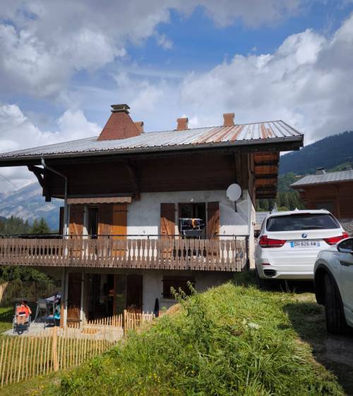 Réno chalet à Châtel