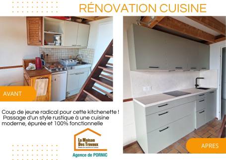 Rénovation de cuisine dans une résidence secondaire - Pornic 44210