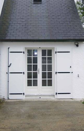 Remplacement de la porte de garage par une porte fenêtre