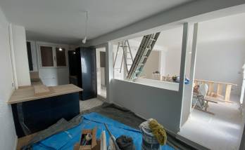 maison rénovée avec ouverture de mur porteur - Maurepas