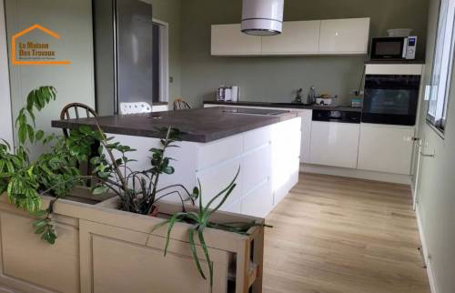 Rénovation cuisine ouverte à Dole