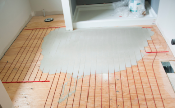 Plancher chauffant salle de bain Thonon les bains