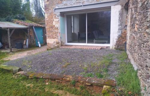 Emplacement de la future terrasse