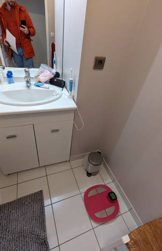 Avant et après travaux salle de bain Olivet