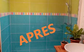 Salle de bain avant rénovation 