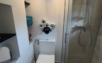 Salle d'eau avec WC