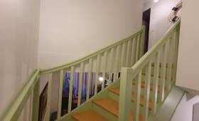 Escalier rénové - Détails des finitions