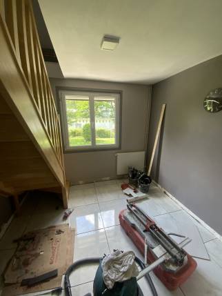 Pendant les travaux