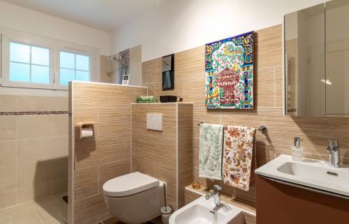 Espace bain réagencé