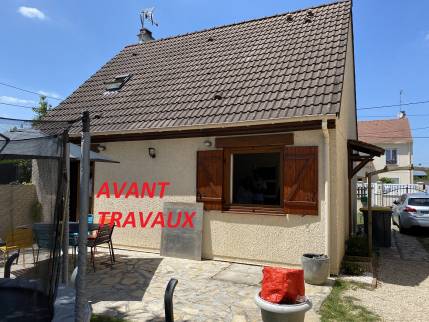 Façade sur jardin avant travaux (Yerres 91330)