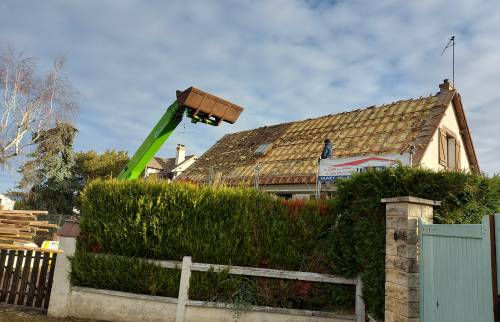 Haie végétalisée et clôture avant travaux