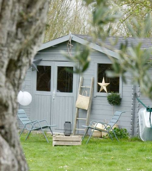 cabanon en bois jardin