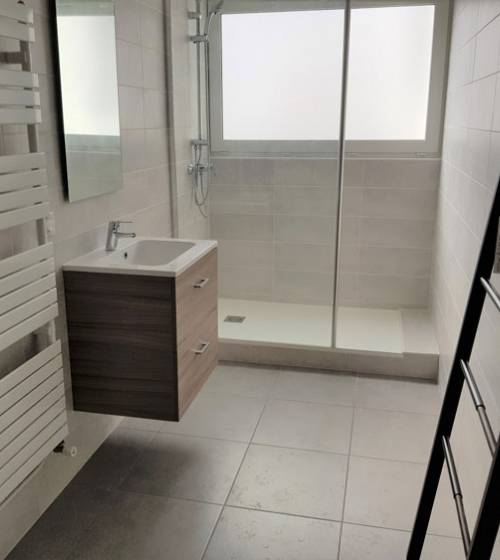 salle de bain rénovée à Sanary sur Mer