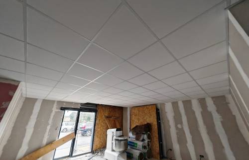 Plafond suspendu et isolation La Maison des Travaux Evreux Louviers