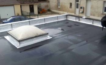 Pose d'un système d'étanchéité de toiture plate après rénovation de couverture - Gretz-Armainvilliers 77220