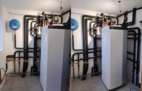 Installation de chauffage terminée