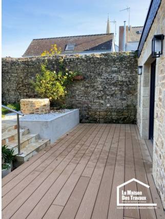 La Maison des Travaux Vannes Création d'une terrasse en bois