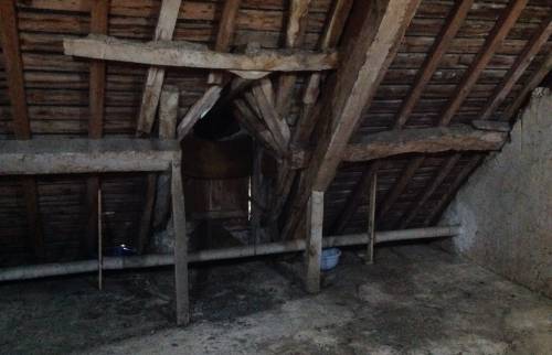 La charpente et combles avant travaux