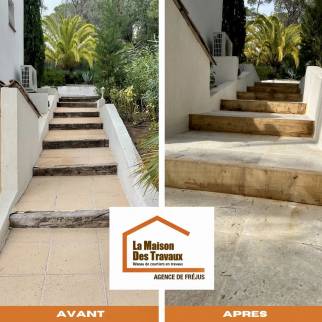 Réfection escalier exterieur