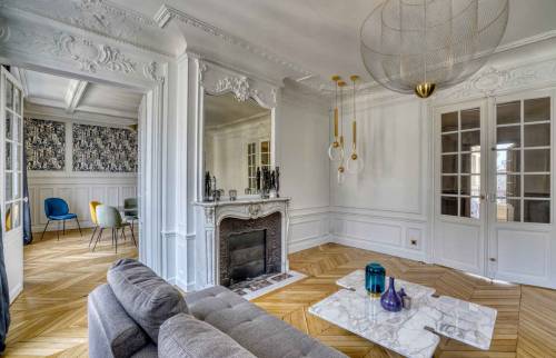 Rénovation d'un salon dans le 16ème arrondissement