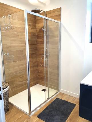 rénovation salle de douche à Quévert