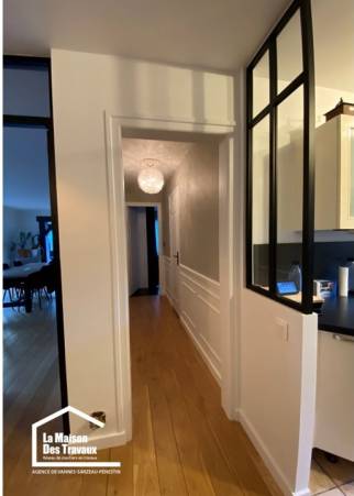 Rénovation d'entrée avec verrière