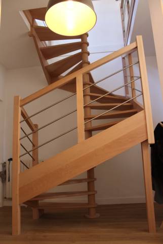 Rénovation de l'escalier d'une maison